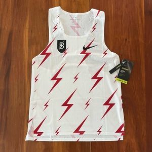 NWT Nike Bowerman Track Club Aeroswift Men's Singlet - White Small Brand NEW